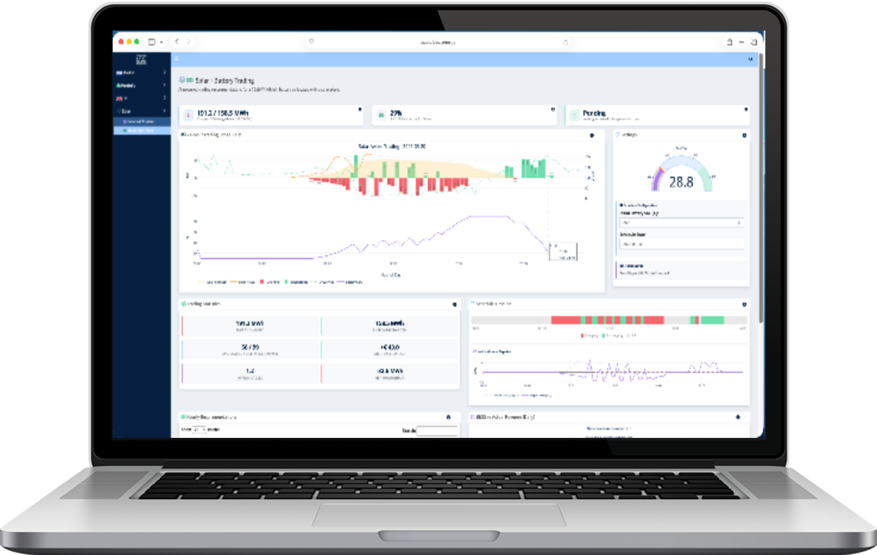VibeZ BESS Optimizer on MacBook